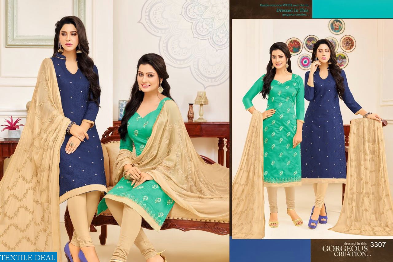 Hum tum vol-5 by RR wholesale 2 top dress material